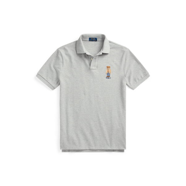 Camisa Polo Bear Custom Slim Fit Polo Ralph Lauren em 1