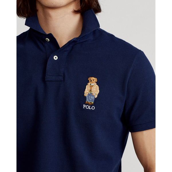 Polo Polo Bear coupe ajust&eacute;e Polo Ralph Lauren en Newport Navy 5