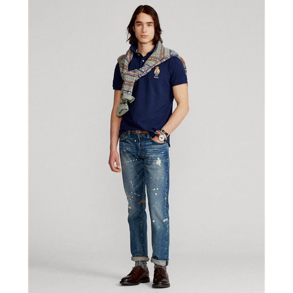 Polo Polo Bear coupe ajust&eacute;e Polo Ralph Lauren en Newport Navy 6