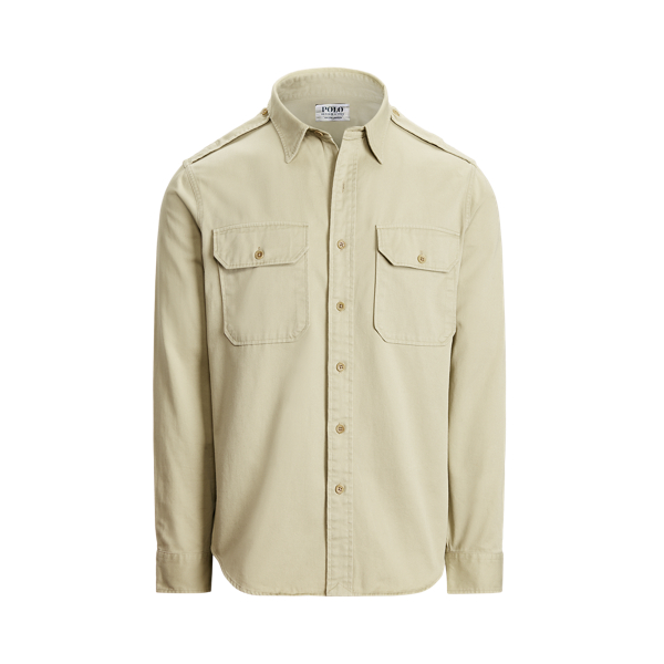 Camisa de trabajo Classic Fit de sarga