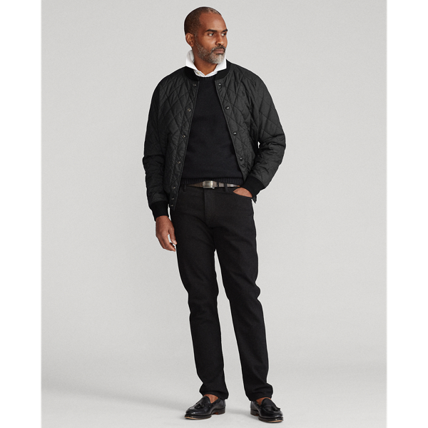 Black Water-Repellent Quilted Jacket Polo Ralph Lauren 4