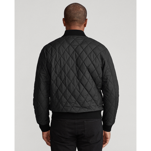 Black Water-Repellent Quilted Jacket Polo Ralph Lauren 5