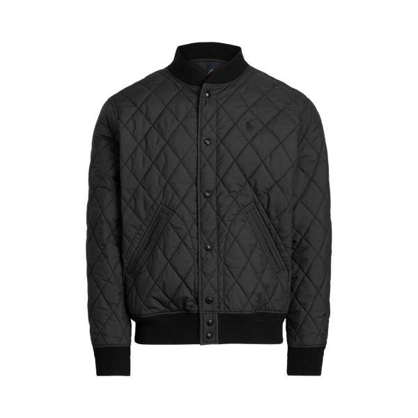 Black Water-Repellent Quilted Jacket Polo Ralph Lauren 2