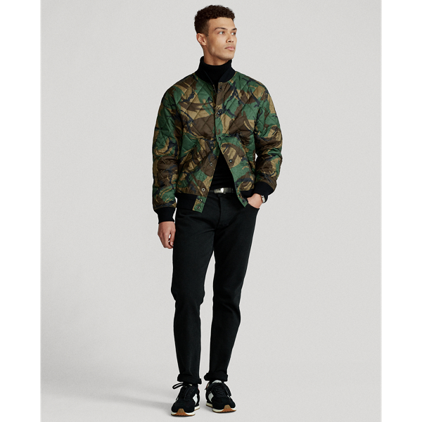 British Elmwood Camo Camo Water-Repellent Quilted Jacket Polo Ralph Lauren 4