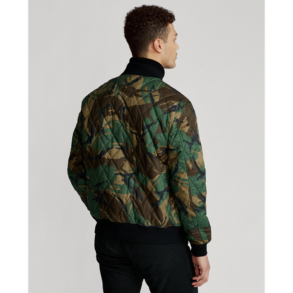 British Elmwood Camo Camo Water-Repellent Quilted Jacket Polo Ralph Lauren 5