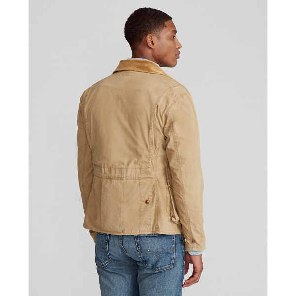 Desert Khaki Shearling-Patch Wading Jacket Polo Ralph Lauren 5