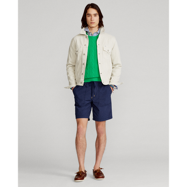 Adamson Classic Stone Garment-Dyed Denim Trucker Jacket Polo Ralph Lauren 4