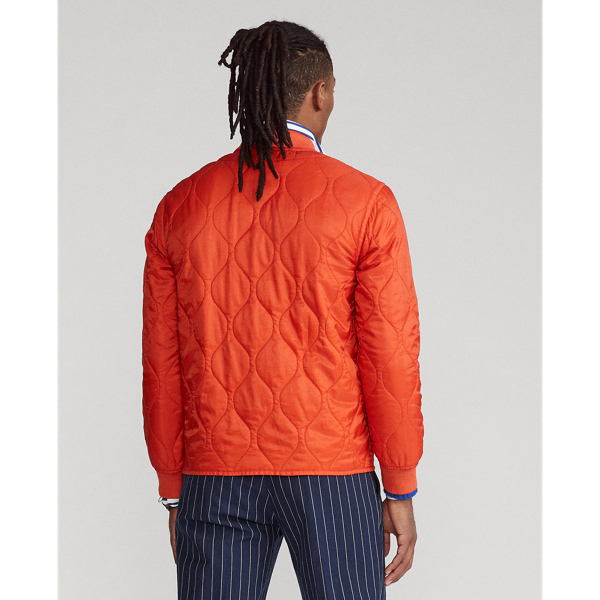 Orangey Red Quilted Liner Jacket Polo Ralph Lauren 5