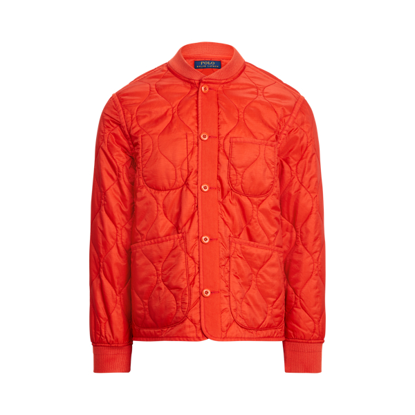 Orangey Red Quilted Liner Jacket Polo Ralph Lauren 2