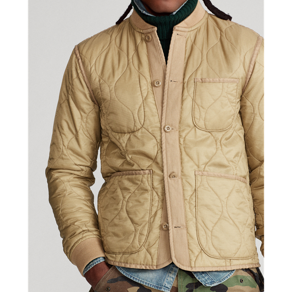 Desert Khaki Quilted Liner Jacket Polo Ralph Lauren 6