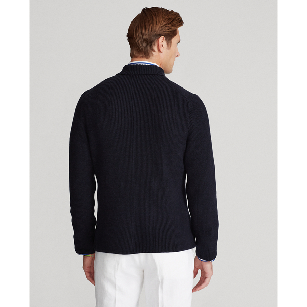 Aviator Navy Cotton-Blend Cardigan Polo Ralph Lauren 5