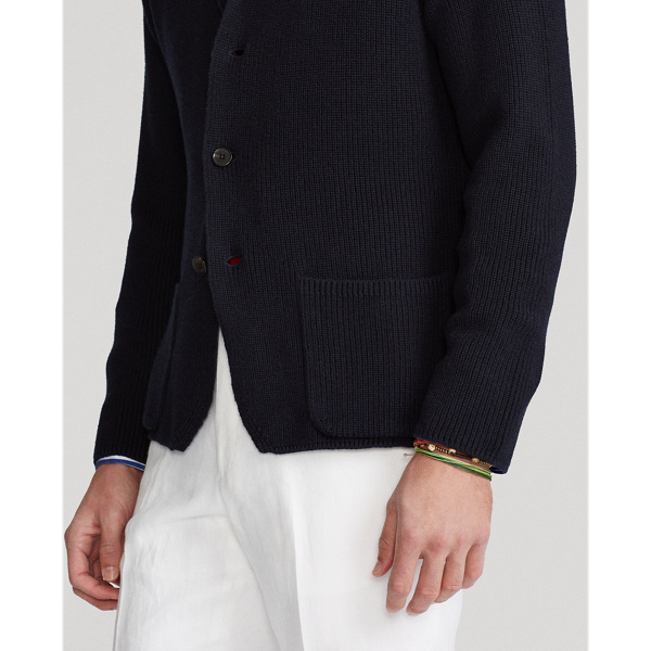 Aviator Navy Cotton-Blend Cardigan Polo Ralph Lauren 6