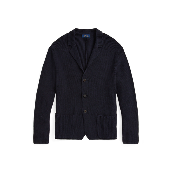 Aviator Navy Cotton-Blend Cardigan Polo Ralph Lauren 2