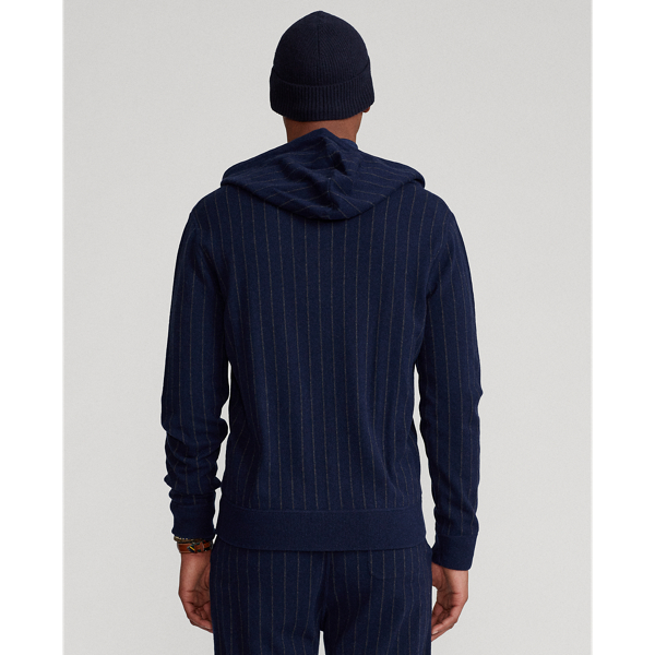 Navy Pinstripe Pinstripe Washable Cashmere Jumper Polo Ralph Lauren 5