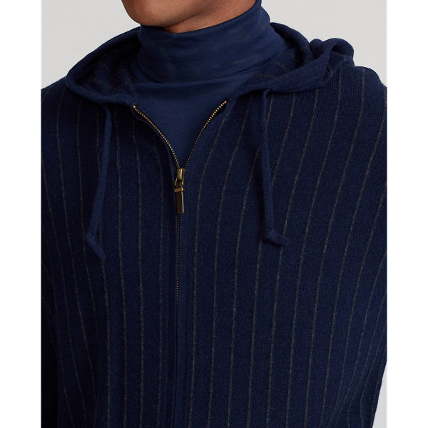 Navy Pinstripe Pinstripe Washable Cashmere Jumper Polo Ralph Lauren 6