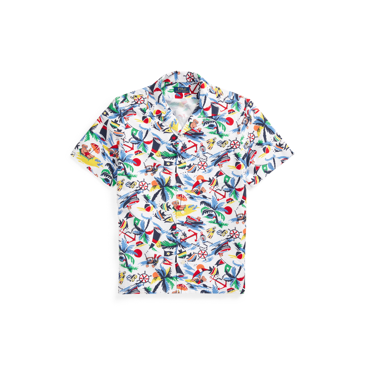 ★★POLO RALPH LAUREN★★ Classic fit polo bear print camp s Polo Ralph Lauren Classic-Fit Polo Bear Camp Shirt | Saks