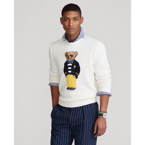 Ralph lauren bear mens best sale