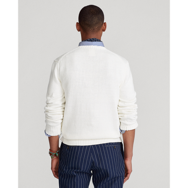 Pull Polo Bear Polo Ralph Lauren en Blanc ancien 5