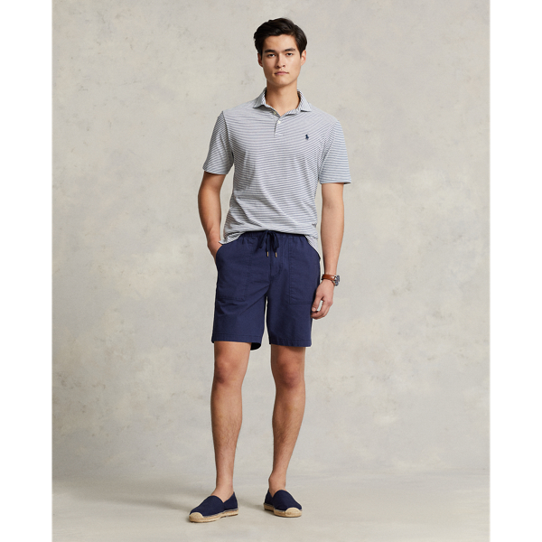 8-Inch Relaxed Fit Stretch Poplin Short