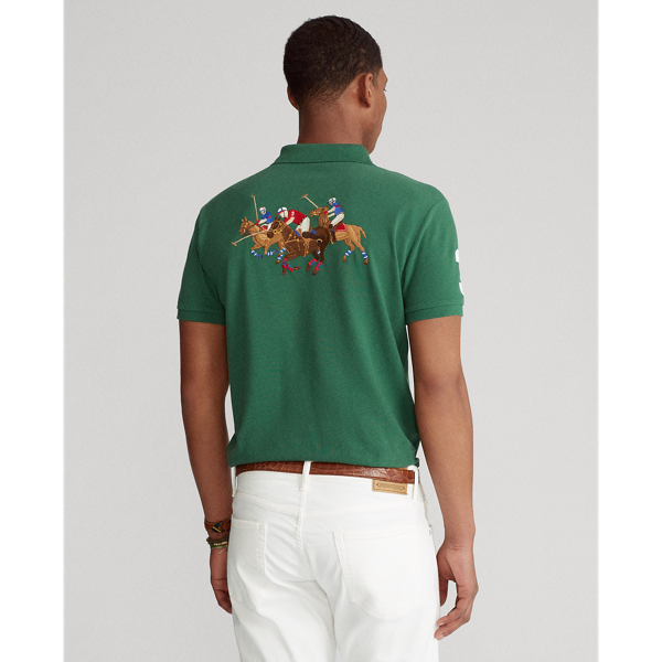 Stuart Green Custom Slim Fit Triple-Pony Polo Shirt Polo Ralph Lauren 5