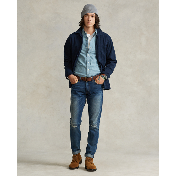Collection Navy Twill Utility Overshirt Polo Ralph Lauren 4
