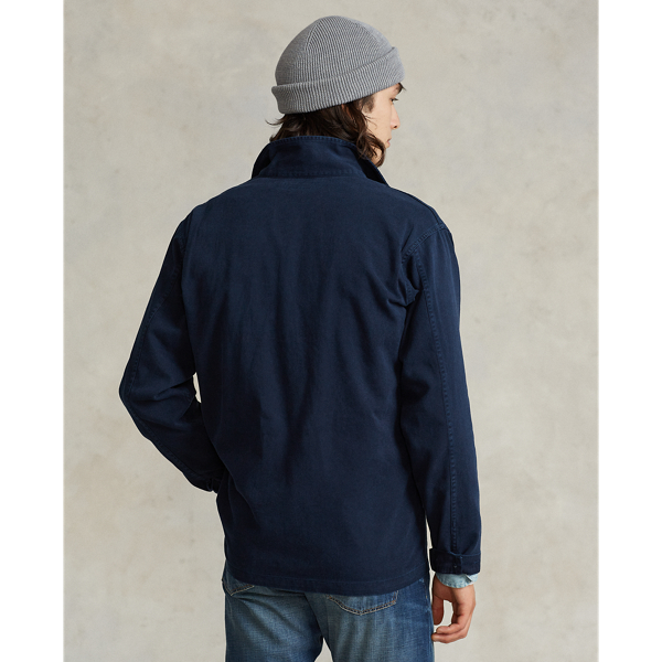 Collection Navy Twill Utility Overshirt Polo Ralph Lauren 5