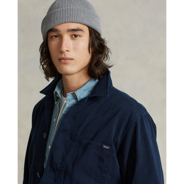 Collection Navy Twill Utility Overshirt Polo Ralph Lauren 6