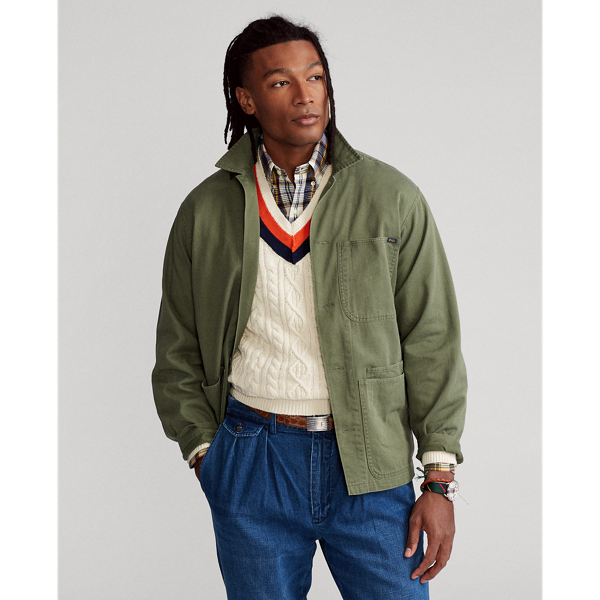 Twill Utility Overshirt Ralph Lauren UK