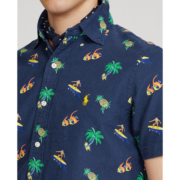 Tropical Surfer Classic Fit Surfer-Print Oxford Shirt Polo Ralph Lauren 6