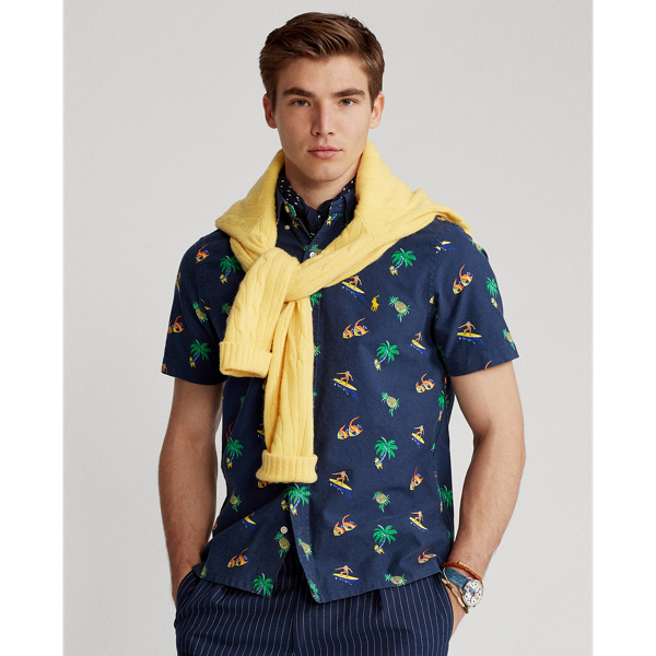 Tropical Surfer Classic Fit Surfer-Print Oxford Shirt Polo Ralph Lauren 7
