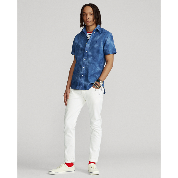 Earth Blue/White Classic Fit Oxford Shirt Polo Ralph Lauren 4