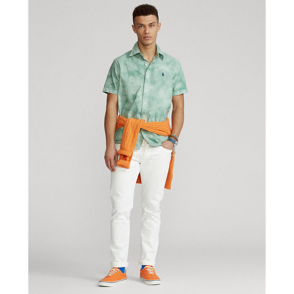 Faded Mint/White Classic Fit Oxford Shirt Polo Ralph Lauren 4