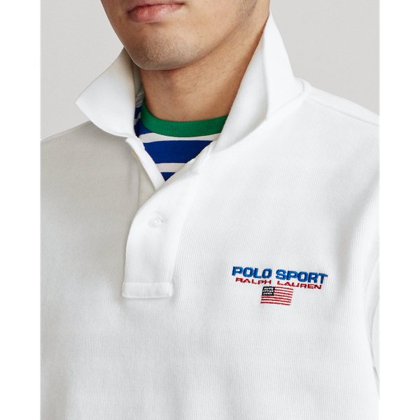 White Classic Fit Polo Sport Polo Shirt Polo Ralph Lauren 6