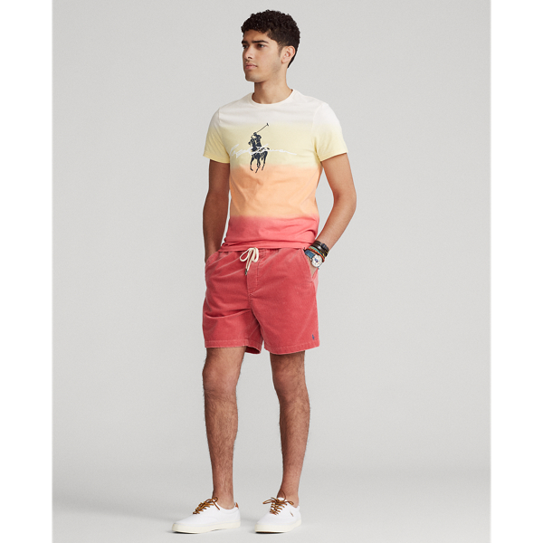 Classic Peach Dip-Dye Mul Custom Slim Fit Dip-Dyed Graphic T-Shirt Polo Ralph Lauren 4