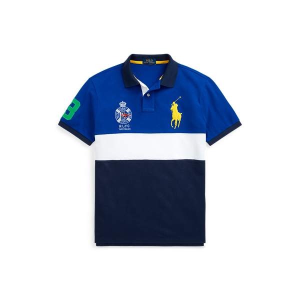 Sapphire Star Multi Custom Slim Fit Big Pony Mesh Polo Shirt Polo Ralph Lauren 2