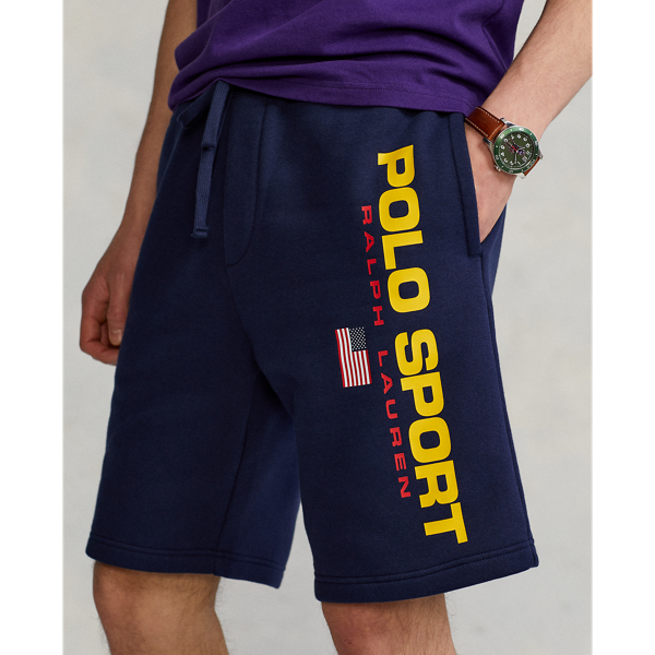 Fleeceshorts Polo Sport Polo Ralph Lauren in Kreuzfahrt-Navy 6