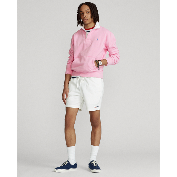 Carmel Pink The RL Fleece Rugby Polo Ralph Lauren 4
