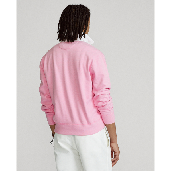 Carmel Pink The RL Fleece Rugby Polo Ralph Lauren 5