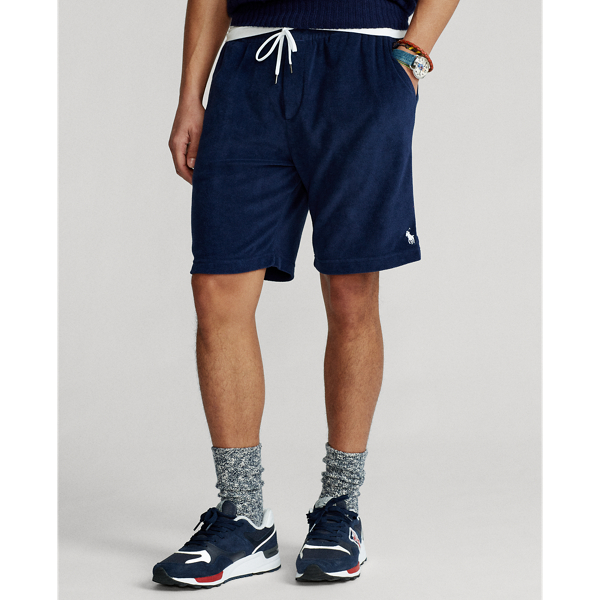 French Navy Terry Drawstring Short Polo Ralph Lauren 4