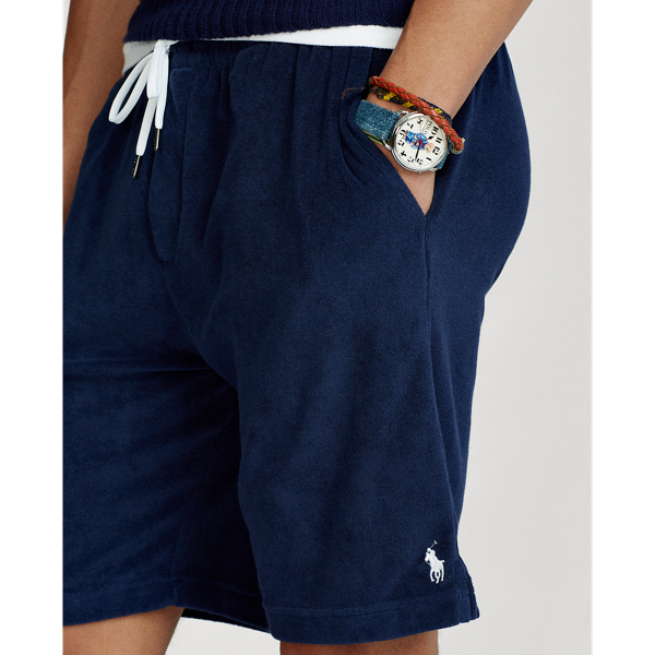French Navy Terry Drawstring Short Polo Ralph Lauren 6
