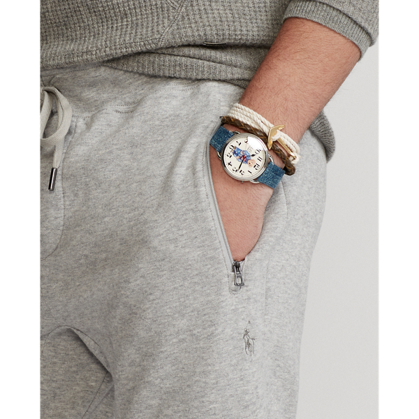 Andover Heather Cotton-Blend Jogger Trouser Polo Ralph Lauren 6
