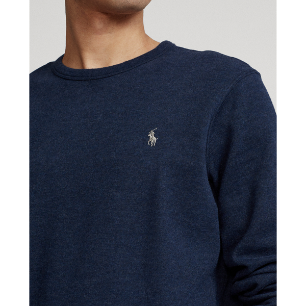 Medieval Blue Heather Cotton-Blend Sweatshirt Polo Ralph Lauren 6