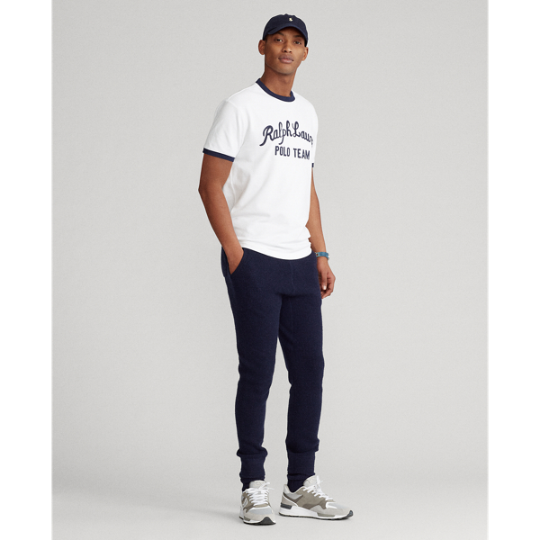 White Classic Fit Polo Team Mesh T-Shirt Polo Ralph Lauren 4
