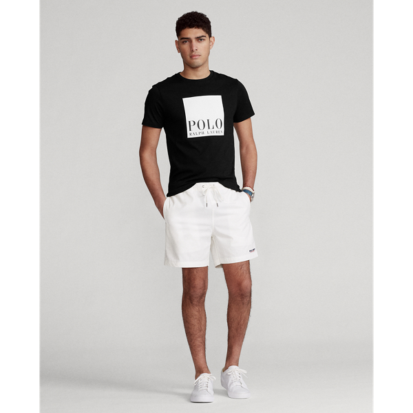 Black Custom Slim Fit Logo Jersey T-Shirt Polo Ralph Lauren 3