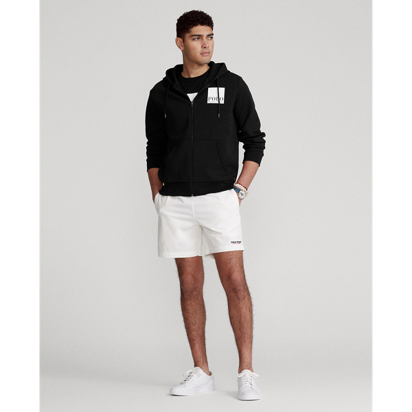 Black Logo Double-Knit Hoodie Polo Ralph Lauren 4
