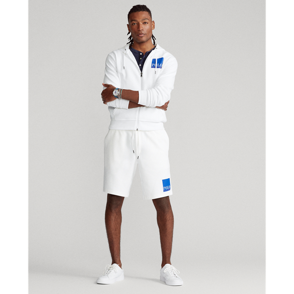 White Logo Double-Knit Hoodie Polo Ralph Lauren 4