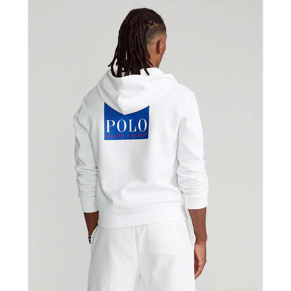 White Logo Double-Knit Hoodie Polo Ralph Lauren 5