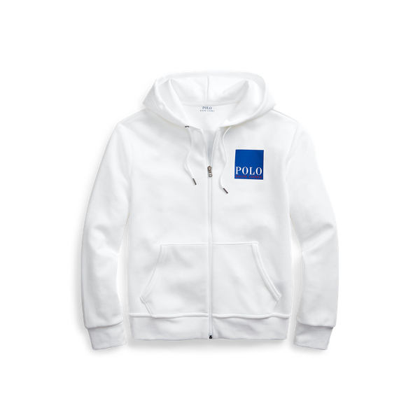 Logo Double-Knit Hoodie Polo Ralph Lauren em 1