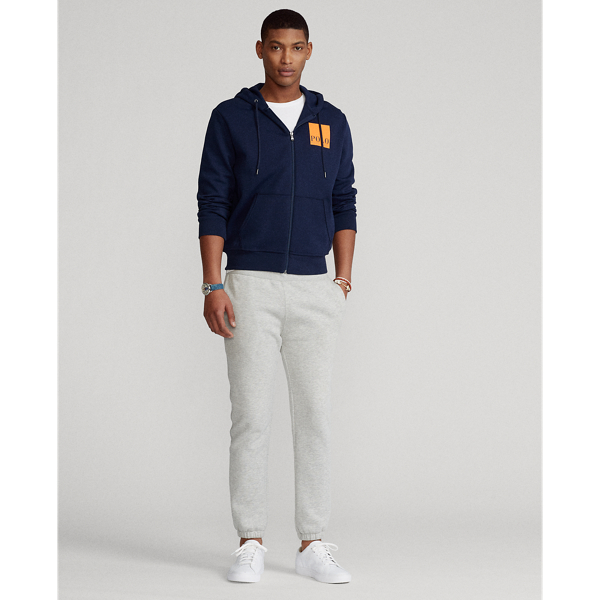 Cruise Navy Logo Double-Knit Hoodie Polo Ralph Lauren 3