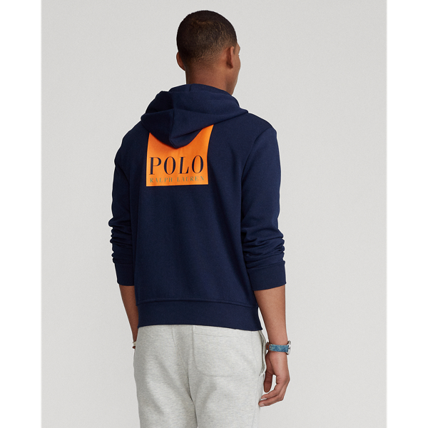 Cruise Navy Logo Double-Knit Hoodie Polo Ralph Lauren 4